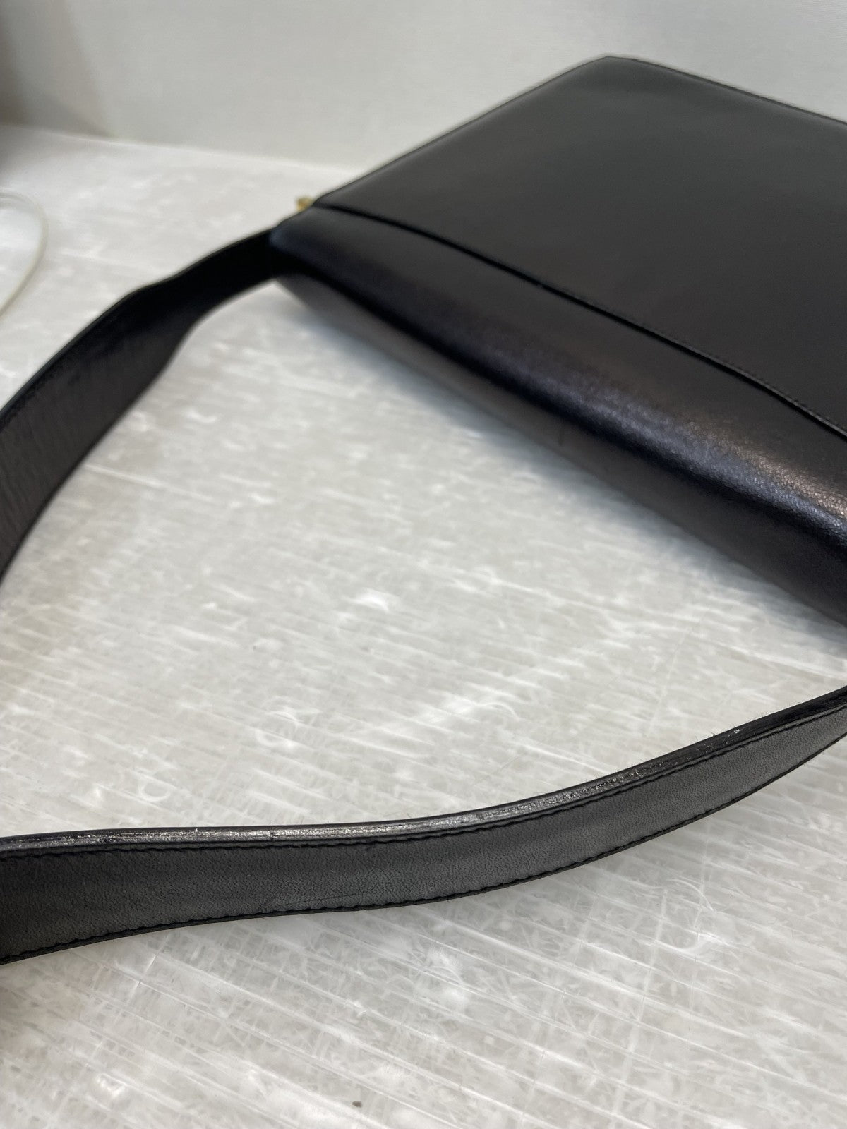 CELINE ホースキャリッジ 馬車金具 ワンショルダーバッグ ブラック