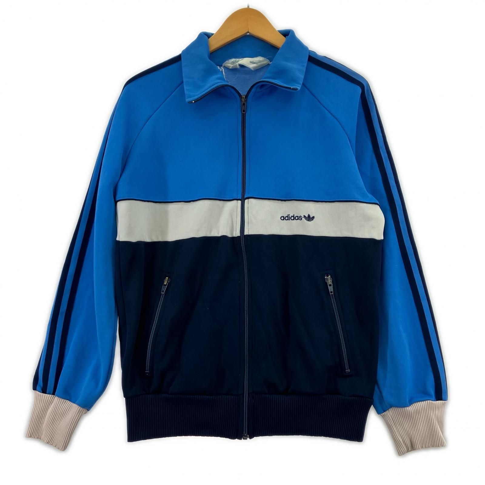 ジャケット 80s 三角タグ トラックジャケット 青 ブルー