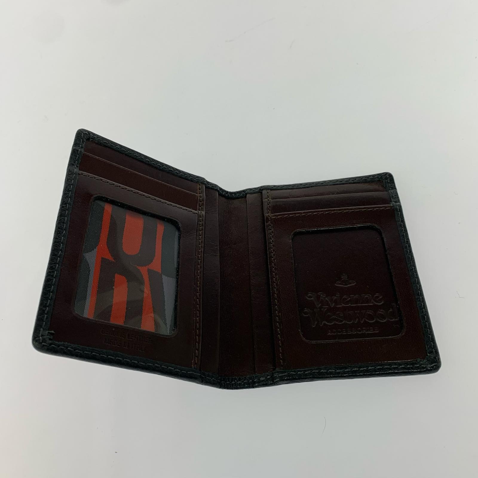 コンパクトウォレット レザーカードケース ブラック