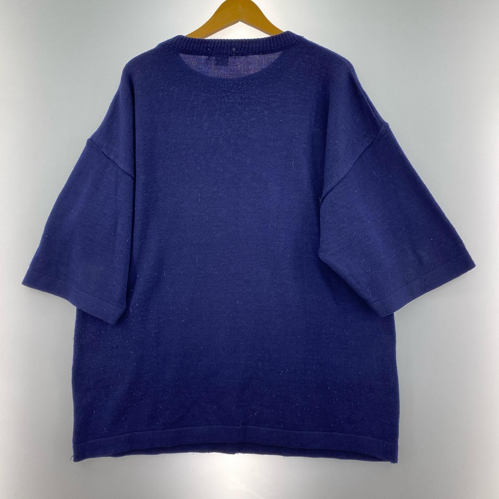 半袖Tシャツ iceberg ドナルドダッグ S/Sニット L ネイビー
