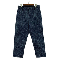 パンツ PEELED CLOTH CROPPED PANTS 青 (S) S ブルー