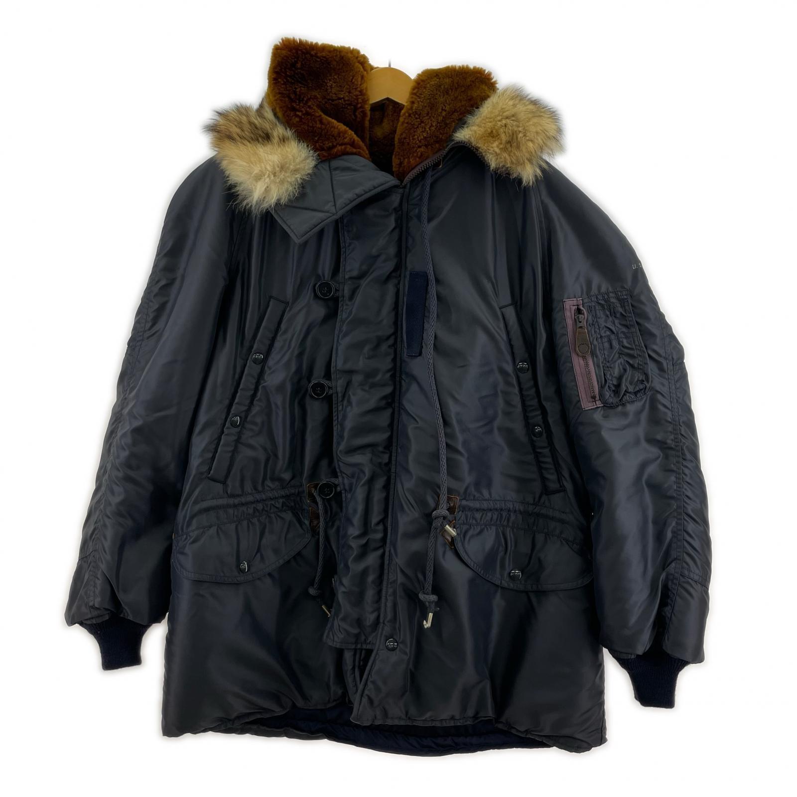 ジャケット TYPE N-3A Flight Jacket L L ネイビー