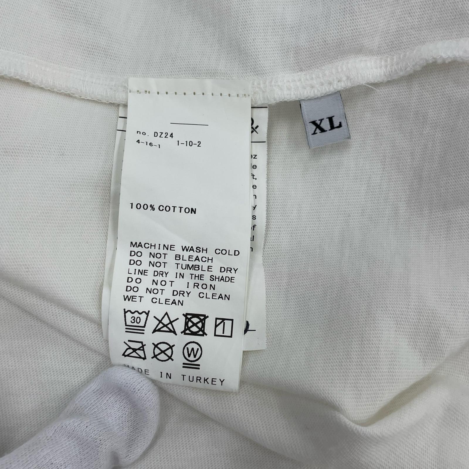長袖Tシャツ Adish (XL) ホワイト