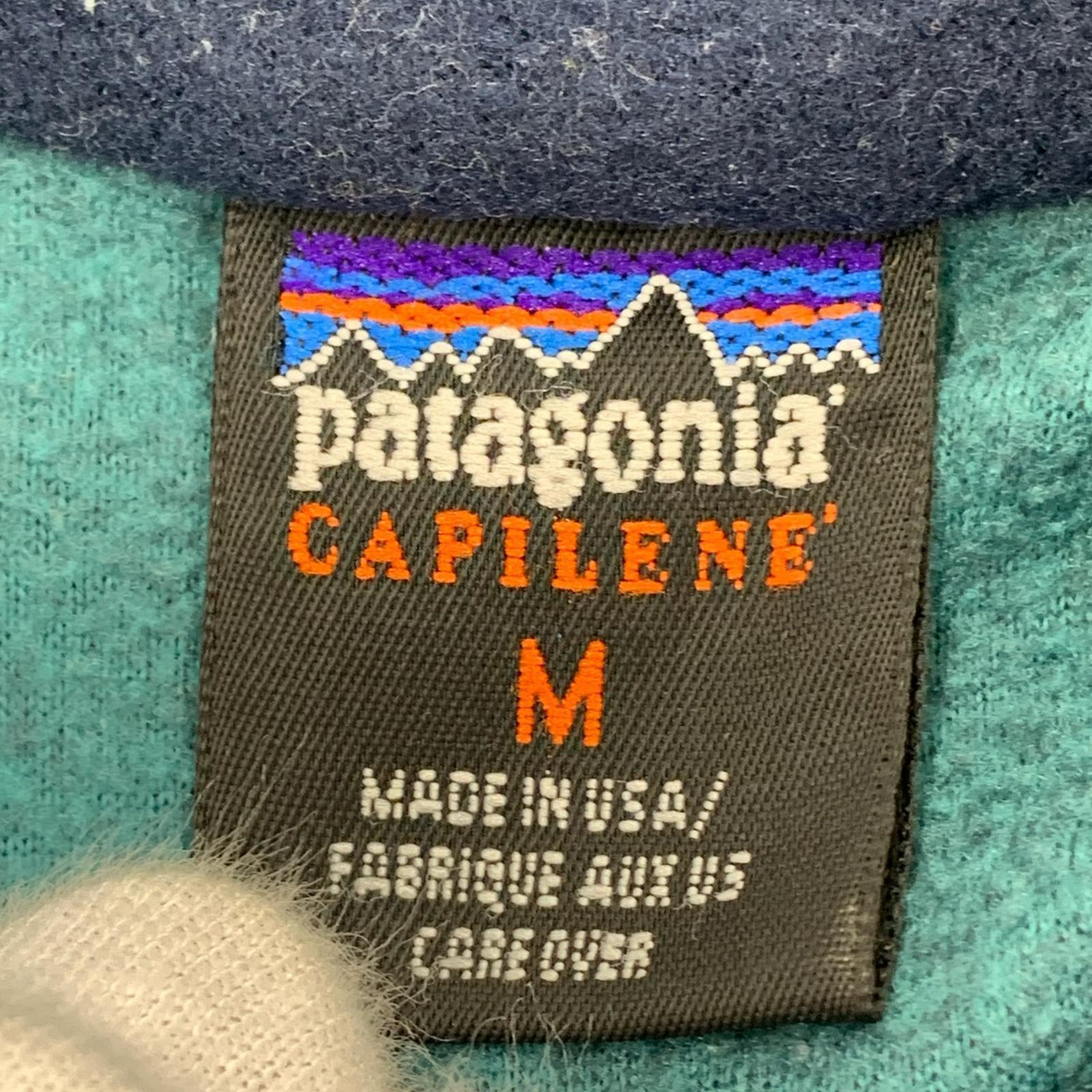 その他トップス patagonia 90s キャプリーンハーフジップフリース ターコイズ (M) M