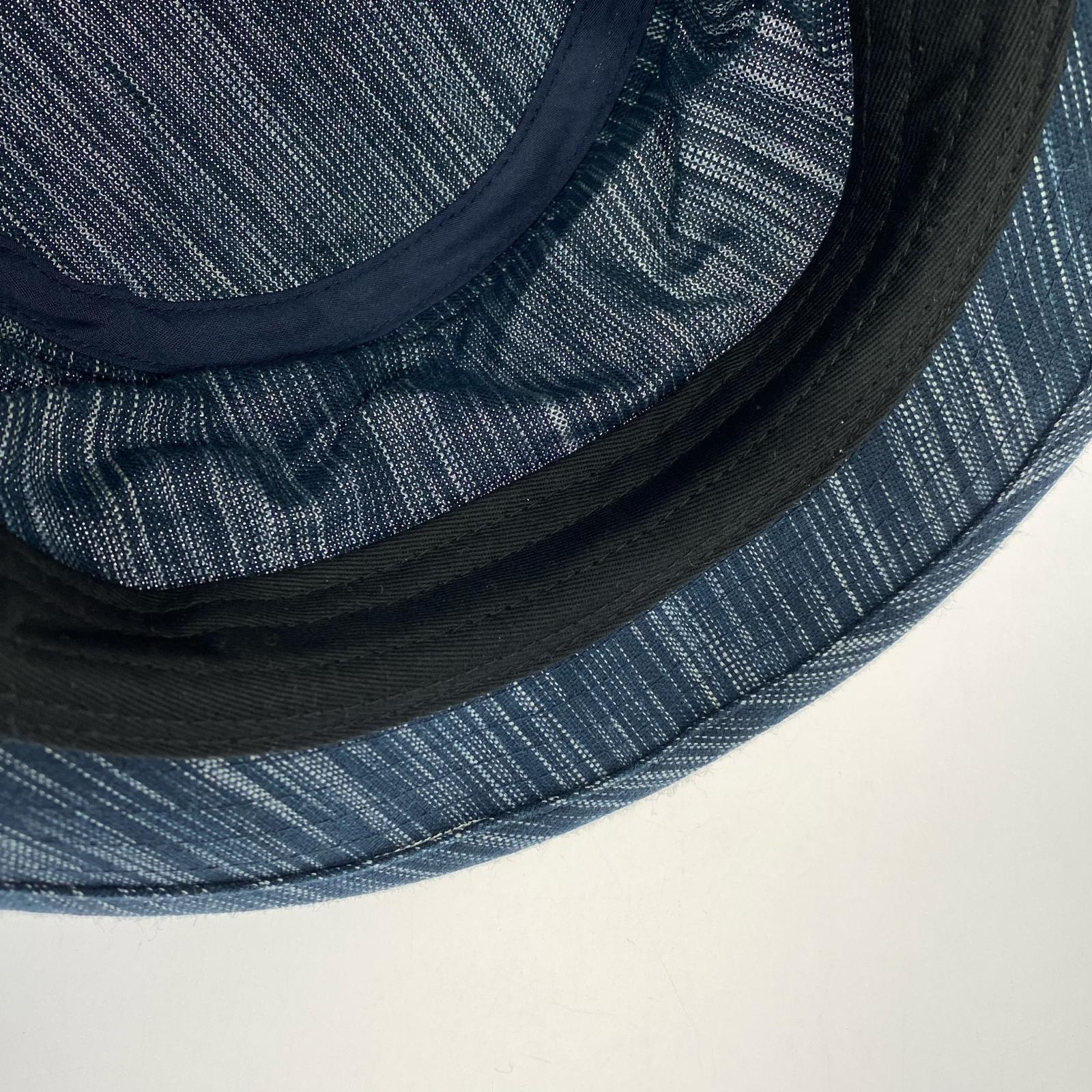 ハット POST O?ALLS Bucket 2 : ikat indigo ブルー