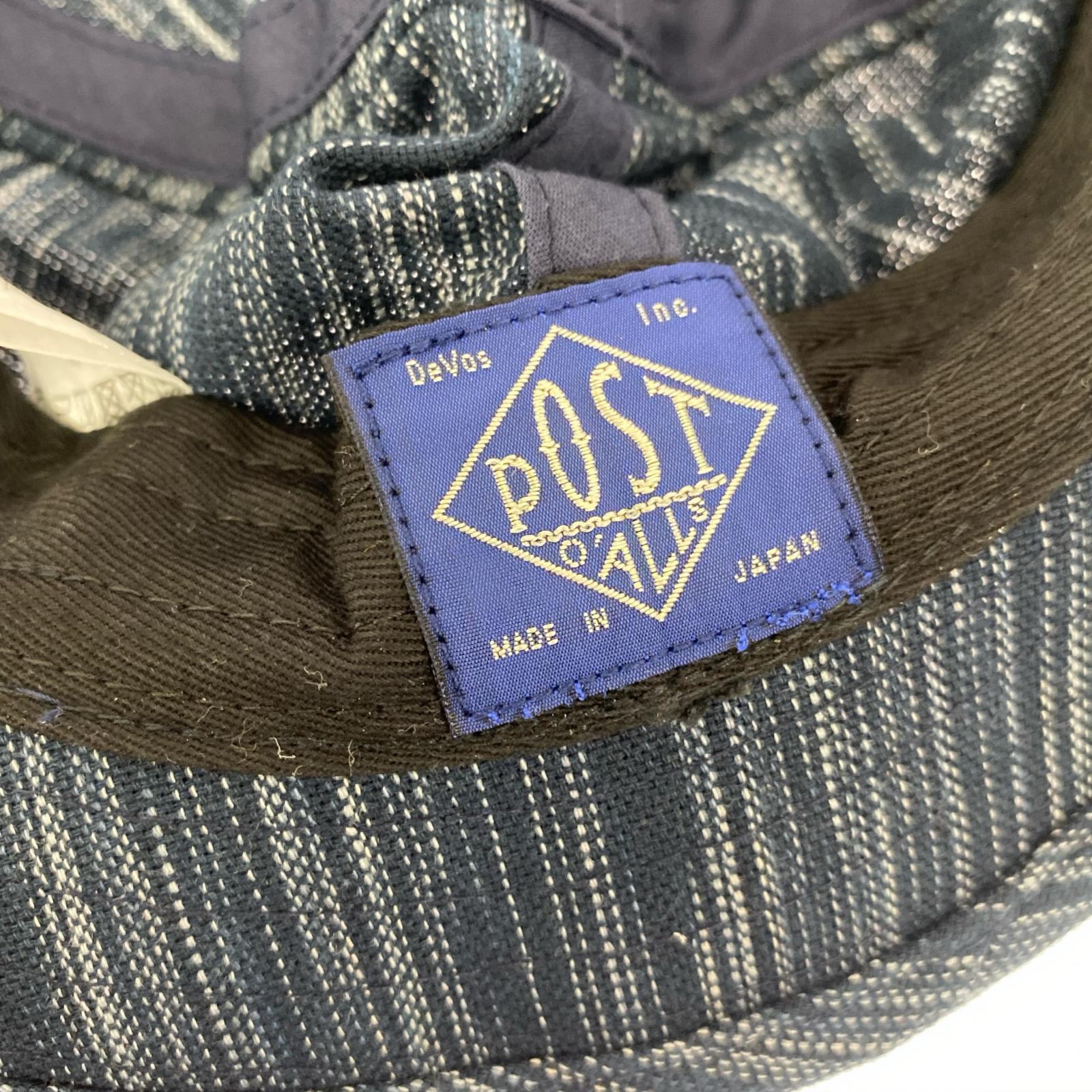 ハット POST O?ALLS Bucket 2 : ikat indigo ブルー