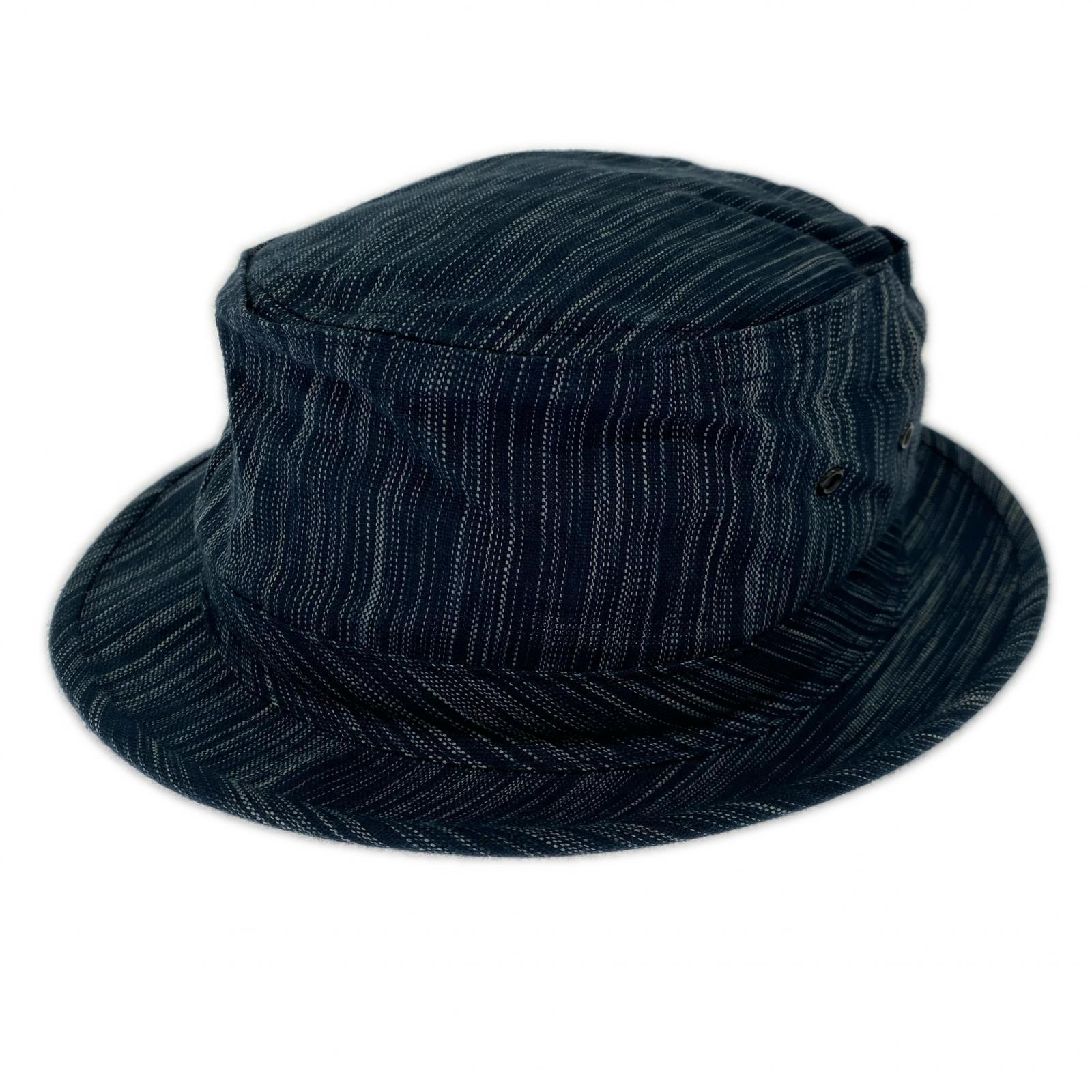 ハット POST O?ALLS Bucket 2 : ikat indigo ブルー
