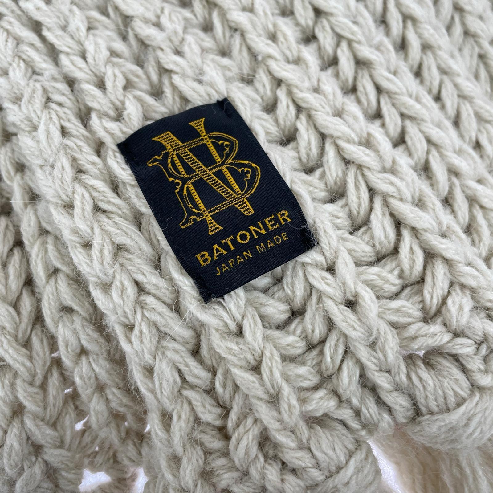 その他アクセサリー FRINGE MUFFLER LONG アイボリー