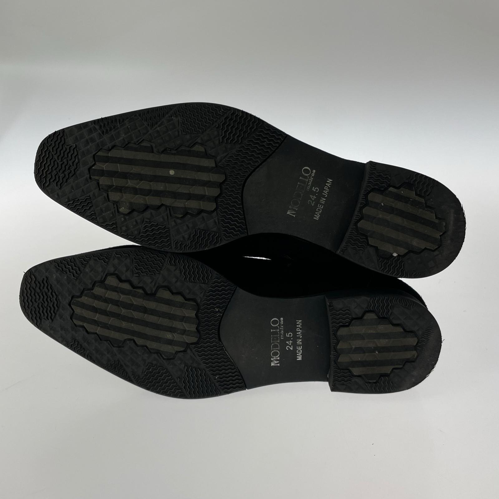 ブーツ madras MODELLO GORE-TEX ドレスブーツ SPDM806G 24.5cm (US6 1/2 UK6 EU39) ブラック