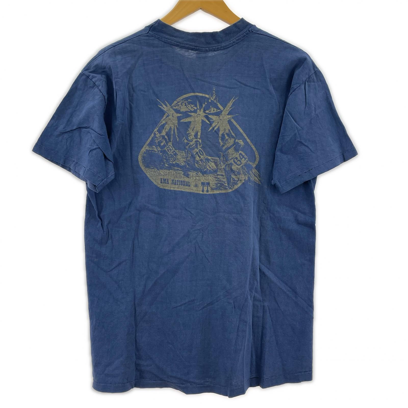 半袖Tシャツ 70s CASTLE ROCK L ネイビー