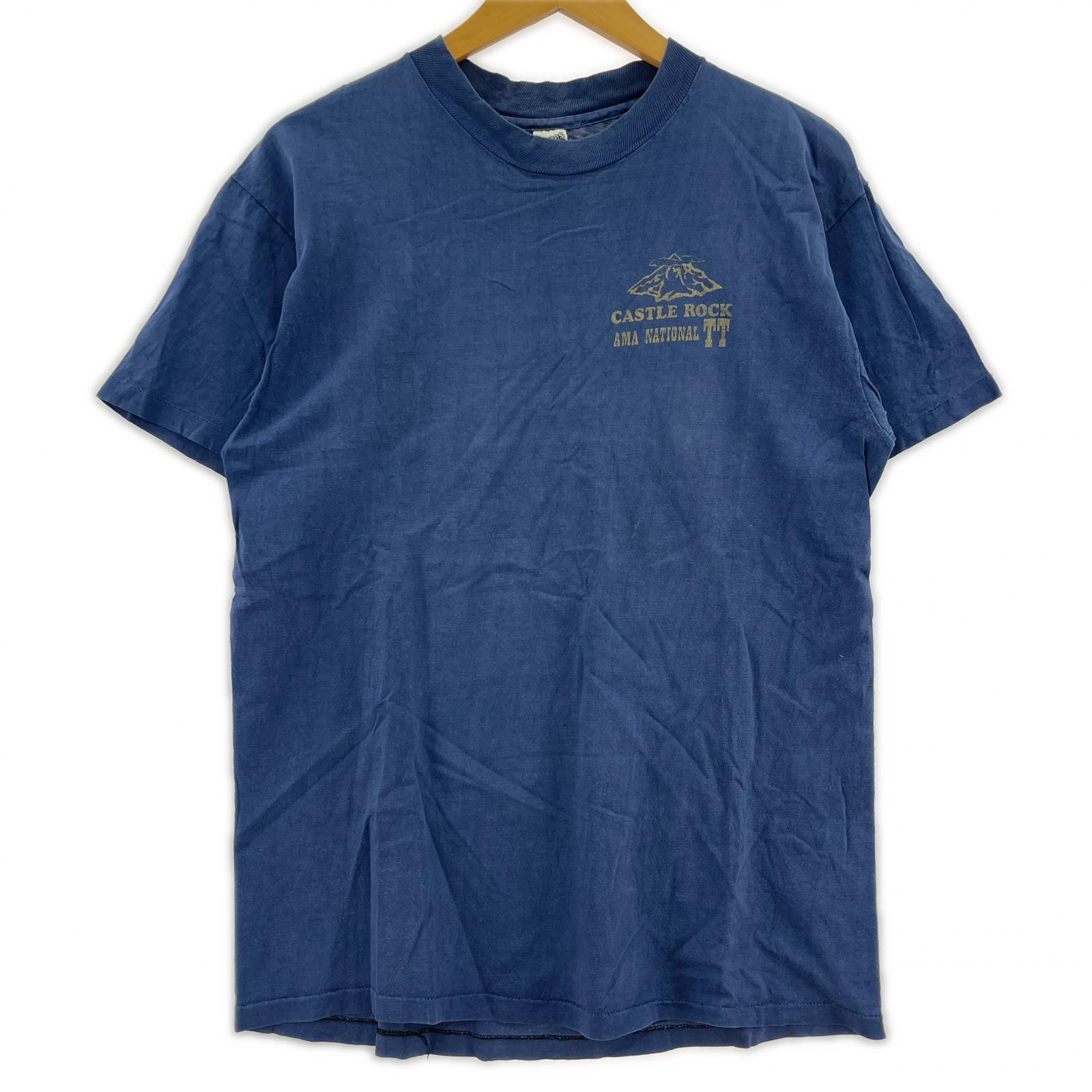半袖Tシャツ 70s CASTLE ROCK L ネイビー
