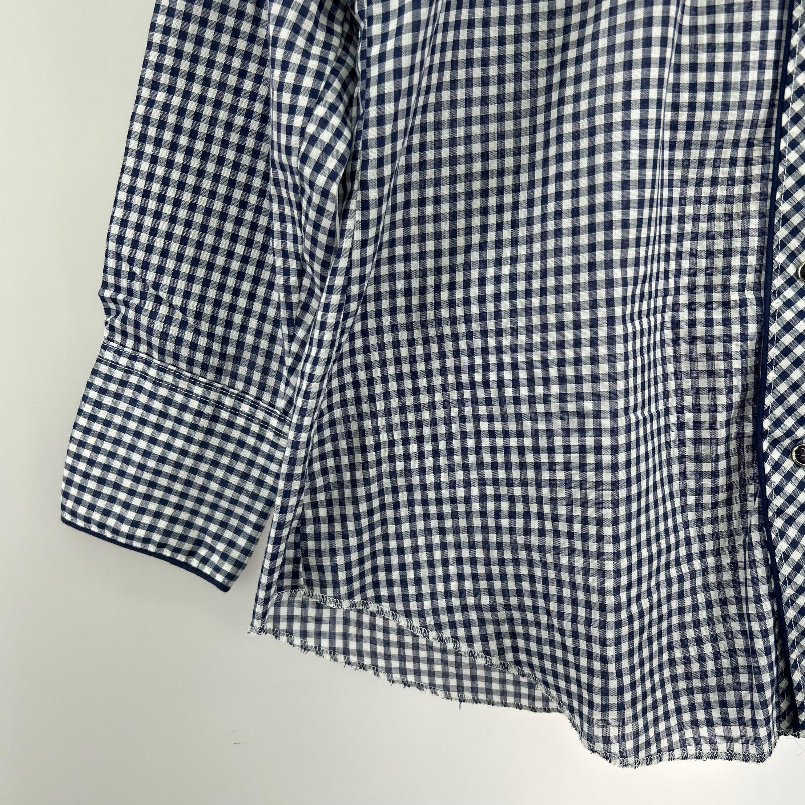 長袖シャツ 70s KARMAN ブルー