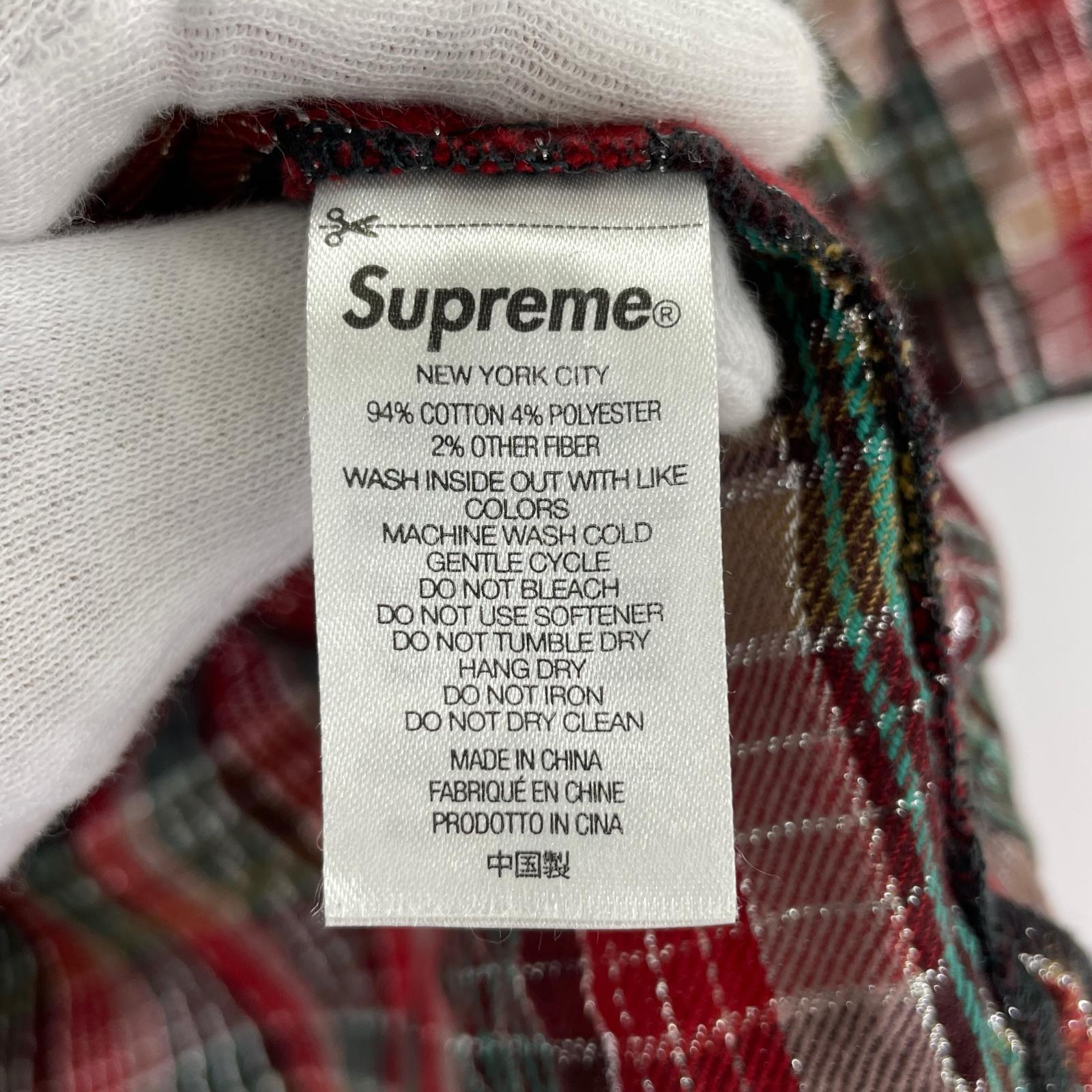半袖シャツ 23ss Metallic Plaid S M