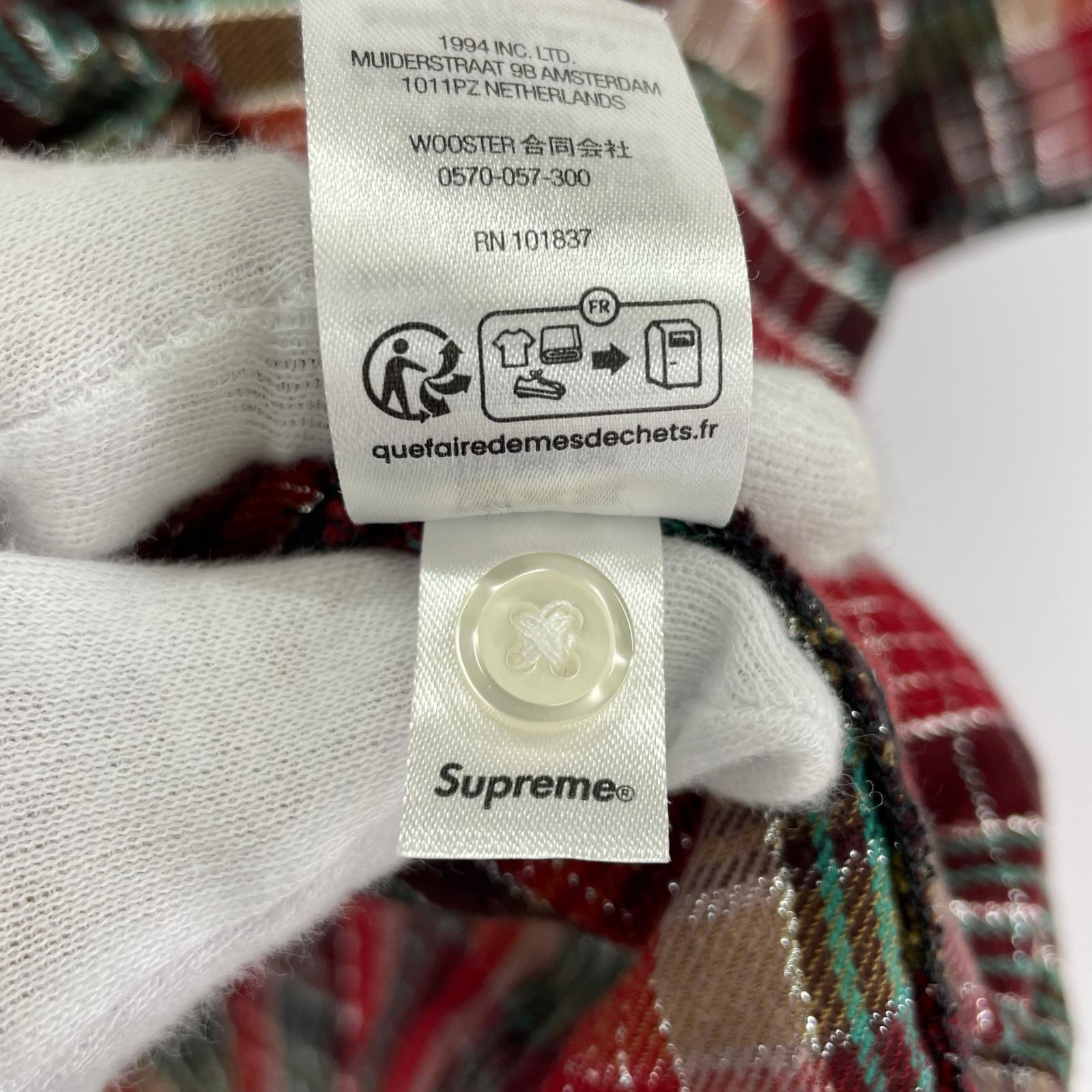 半袖シャツ 23ss Metallic Plaid S M