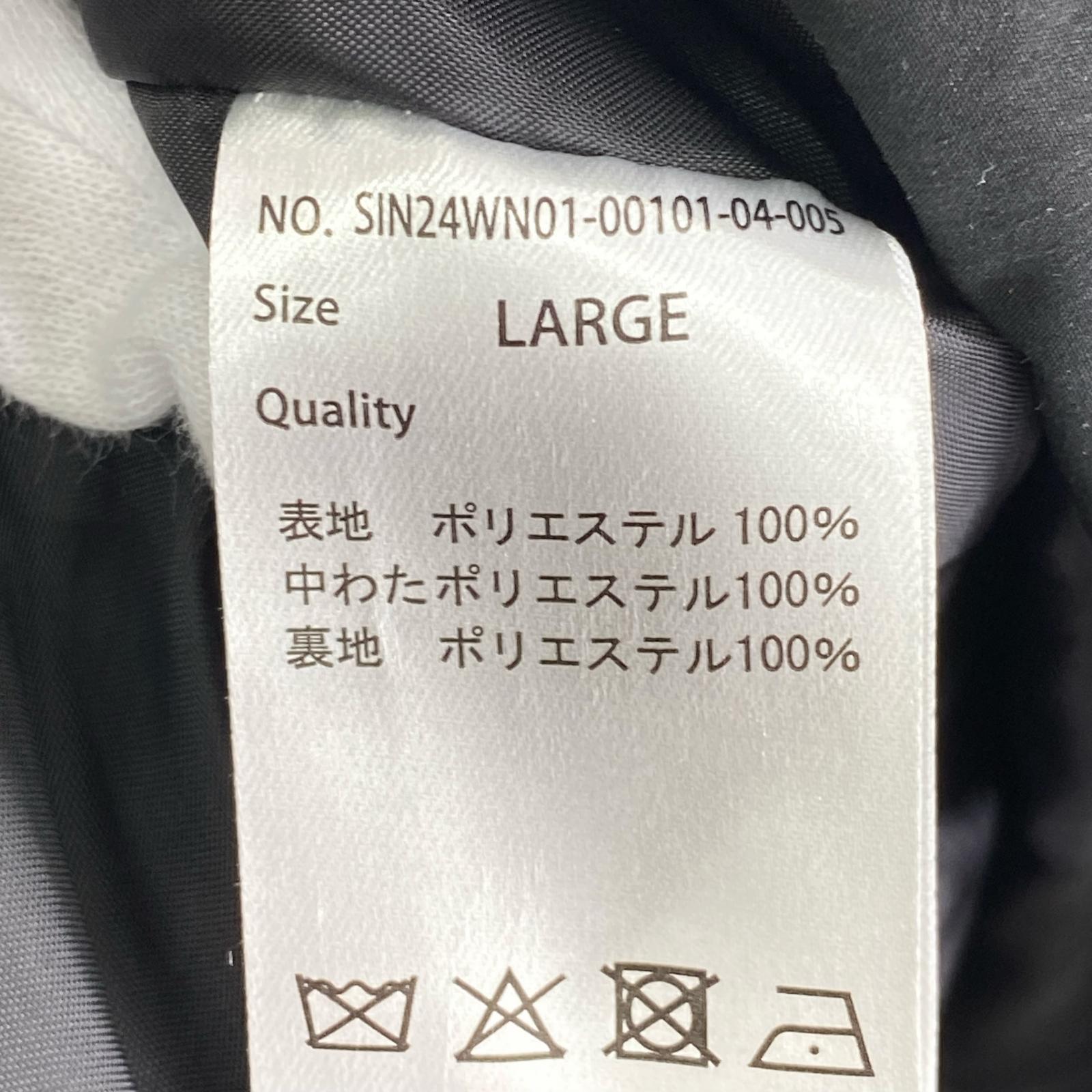 ダウンジャケット SINSS ブラック L ブラック