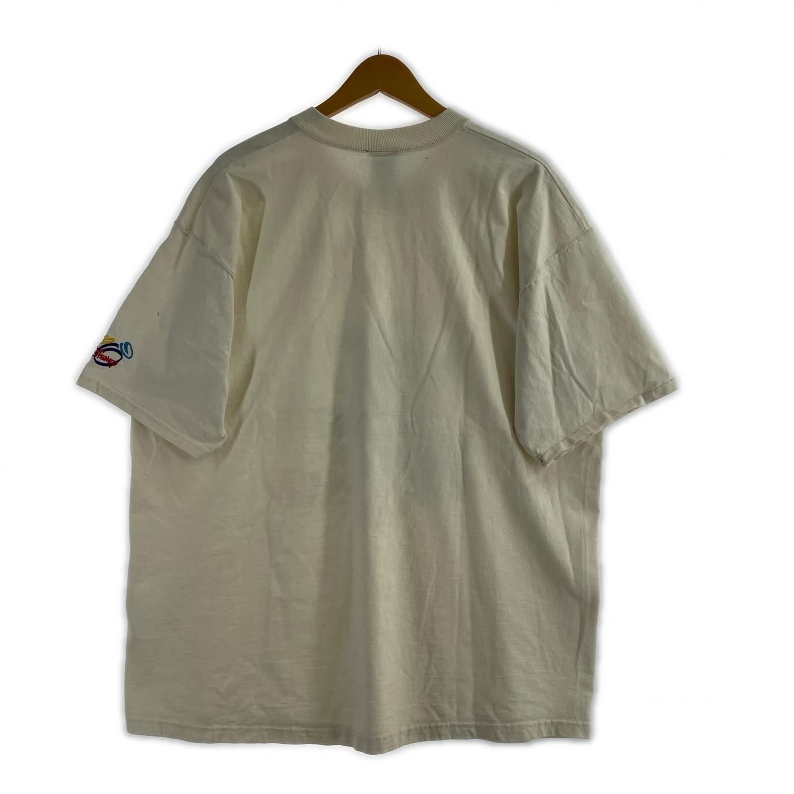 半袖Tシャツ 90s ミッキー ノーマンロックウェル パロディーTEE (XXL) ベージュ