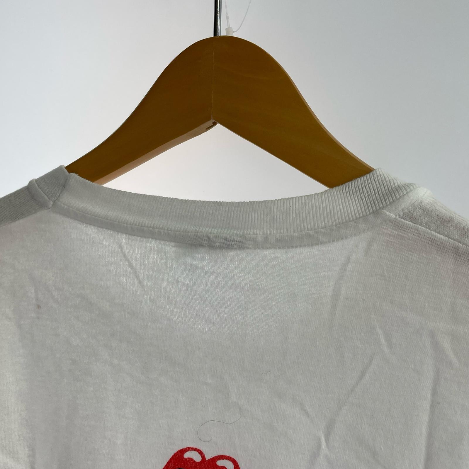半袖Tシャツ 90s HANES ROLLLING STONES 89年ツアー (L) L ホワイト
