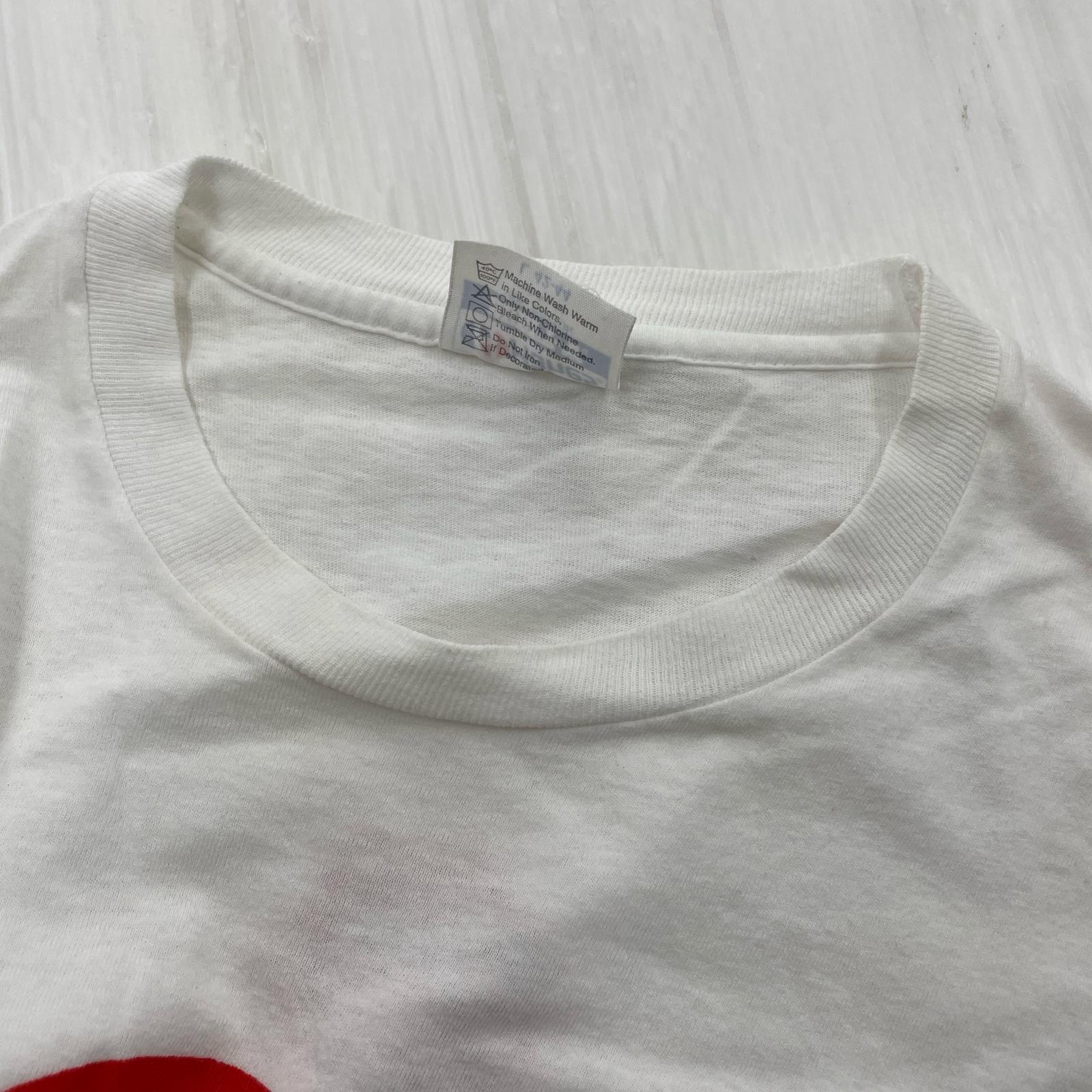 半袖Tシャツ 90s HANES ROLLLING STONES 89年ツアー (L) L ホワイト
