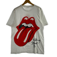 半袖Tシャツ 90s HANES ROLLLING STONES 89年ツアー (L) L ホワイト