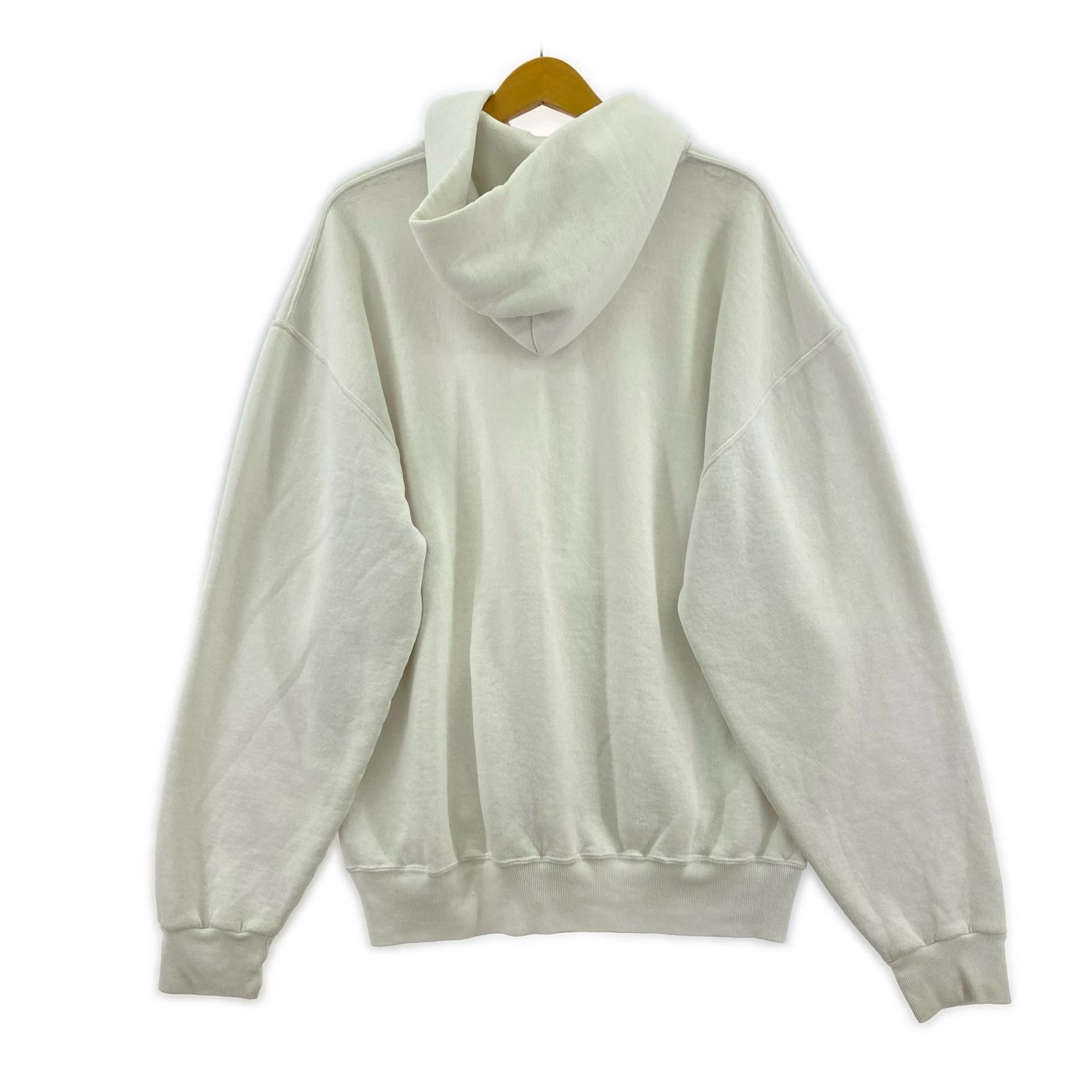 パーカー 90s RUSSELL (L) 白 L ホワイト