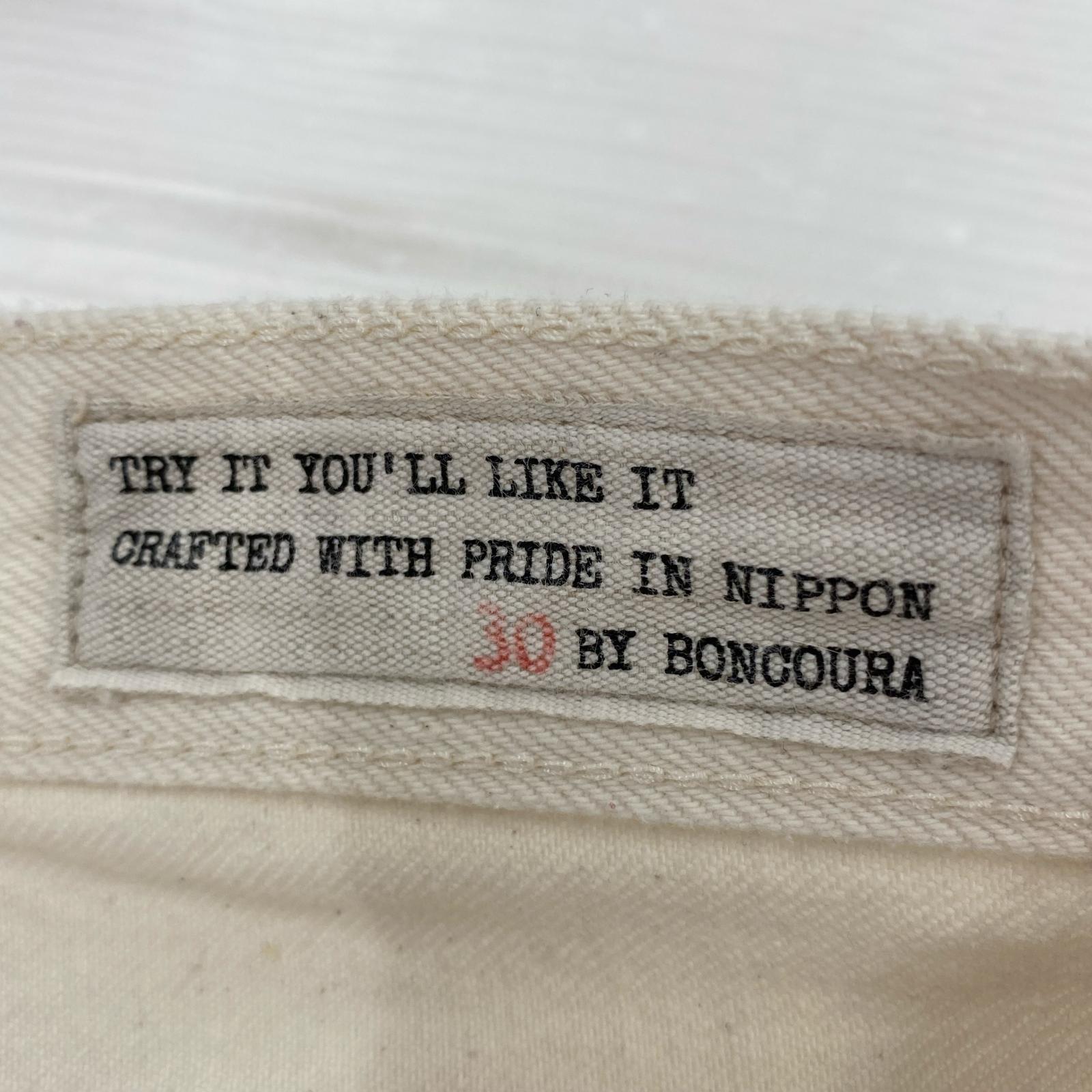 デニムパンツ BONCOURA デニム 30サイズ ホワイト