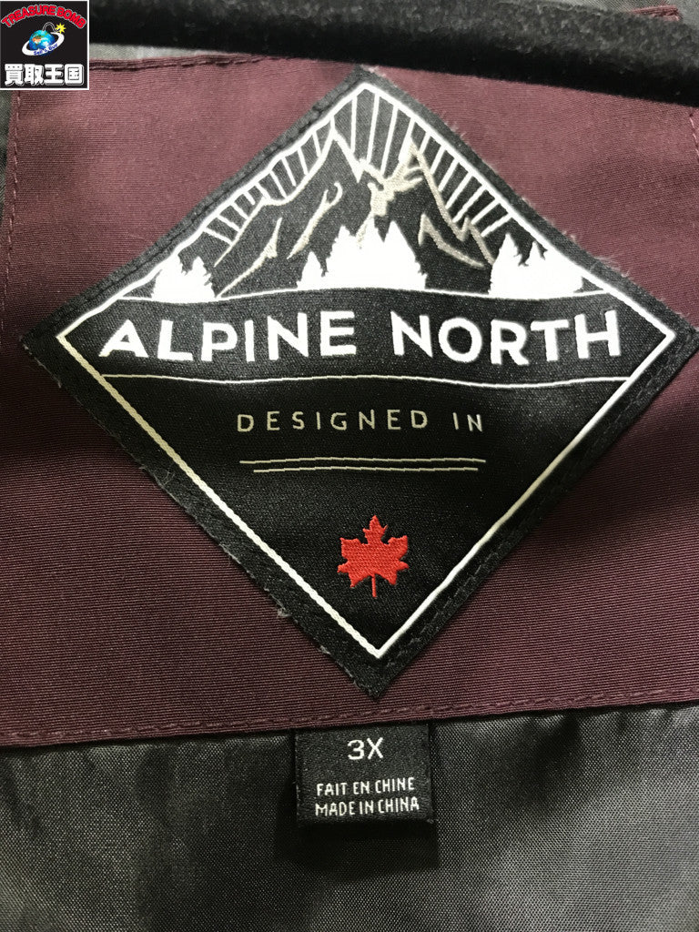 ダウンジャケット ALPINE NORTH ビーガンダウンコート