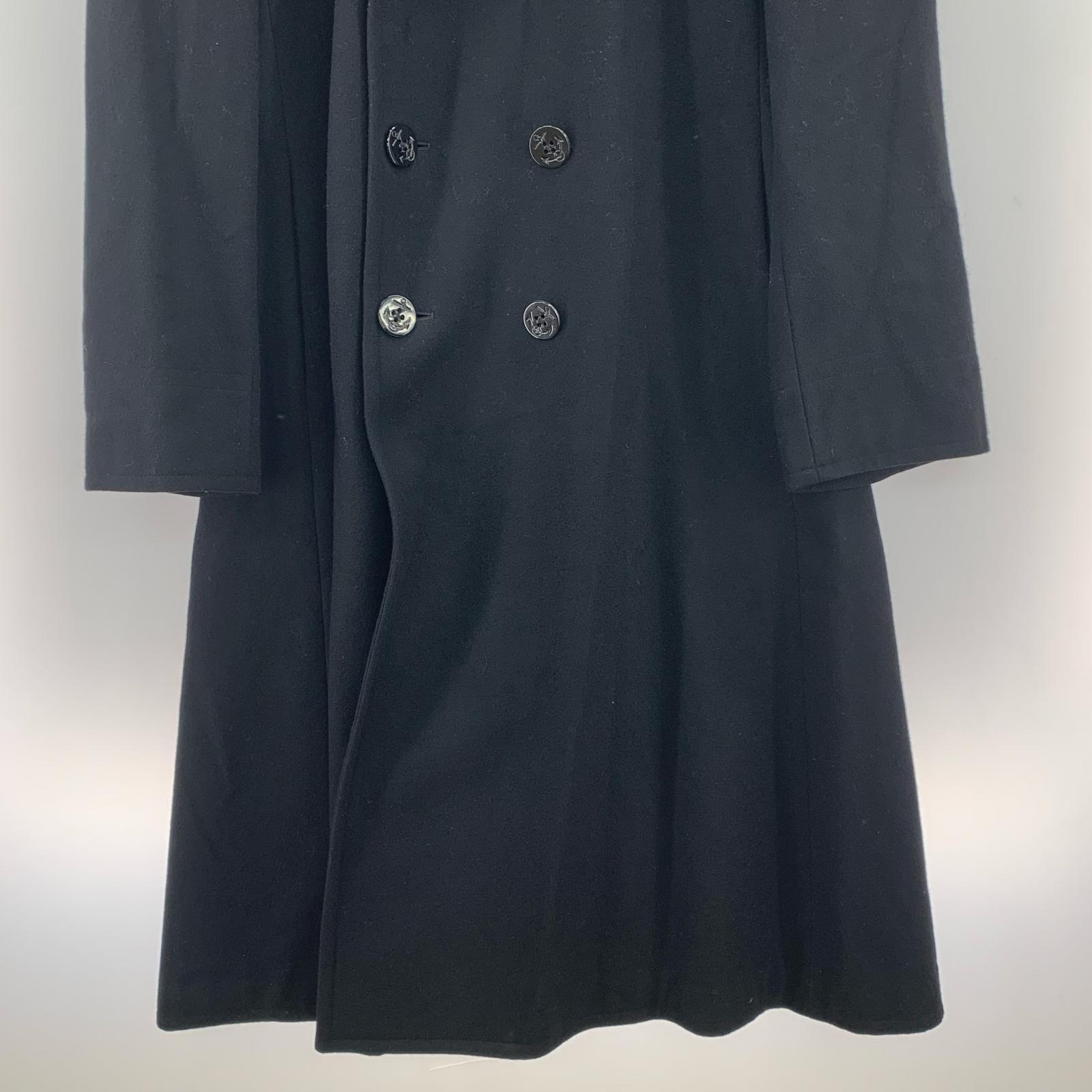 ジャケット 22AW Long Flare Pea Coat 44 ブラック