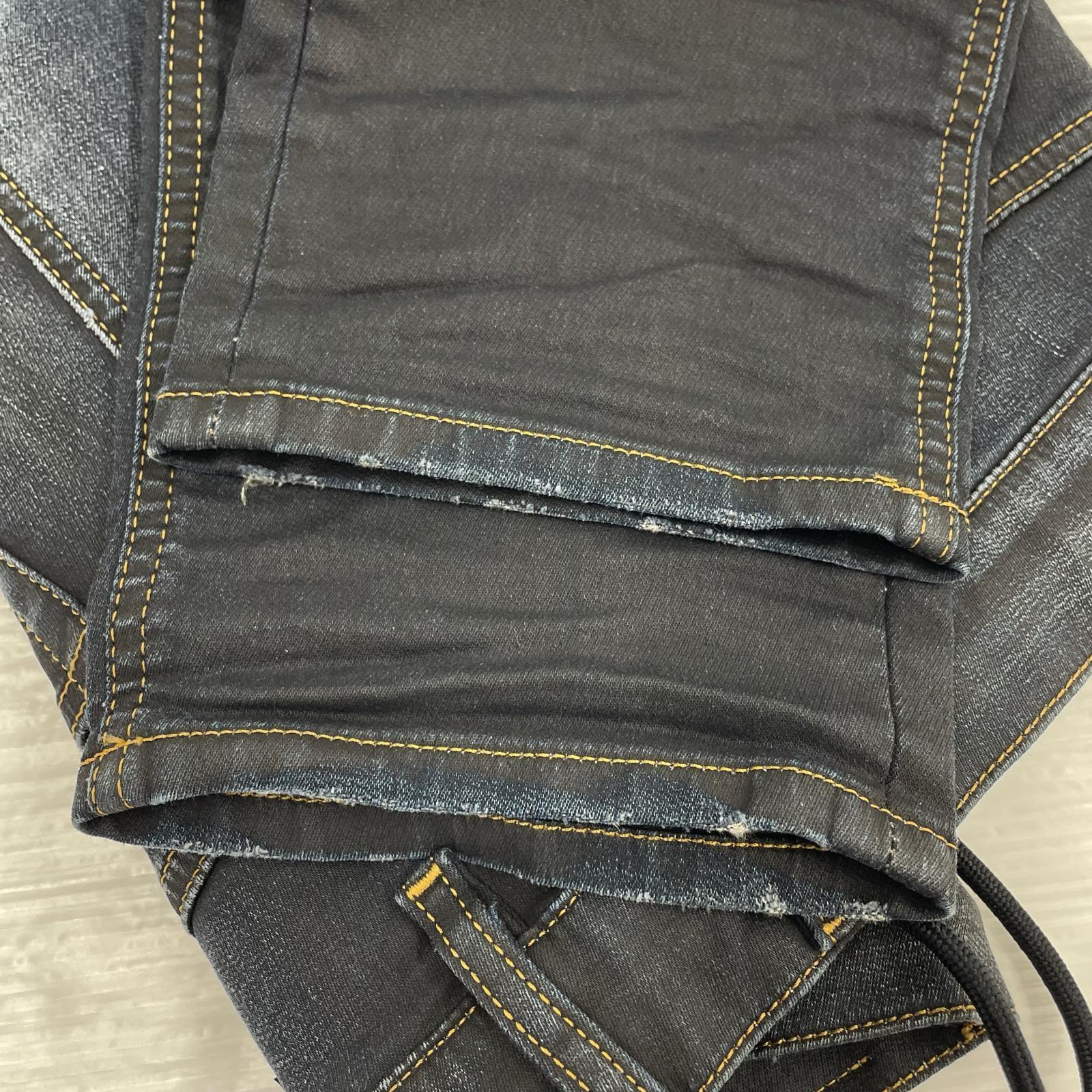 デニムパンツ D-VIDER JOGG 009HE ロゴダメージ W30