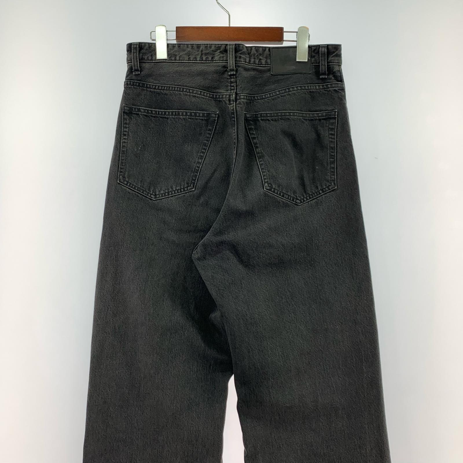 デニムパンツ VUJA DE WES RELAXED FIT NANOMIST JEANS S S ブラック
