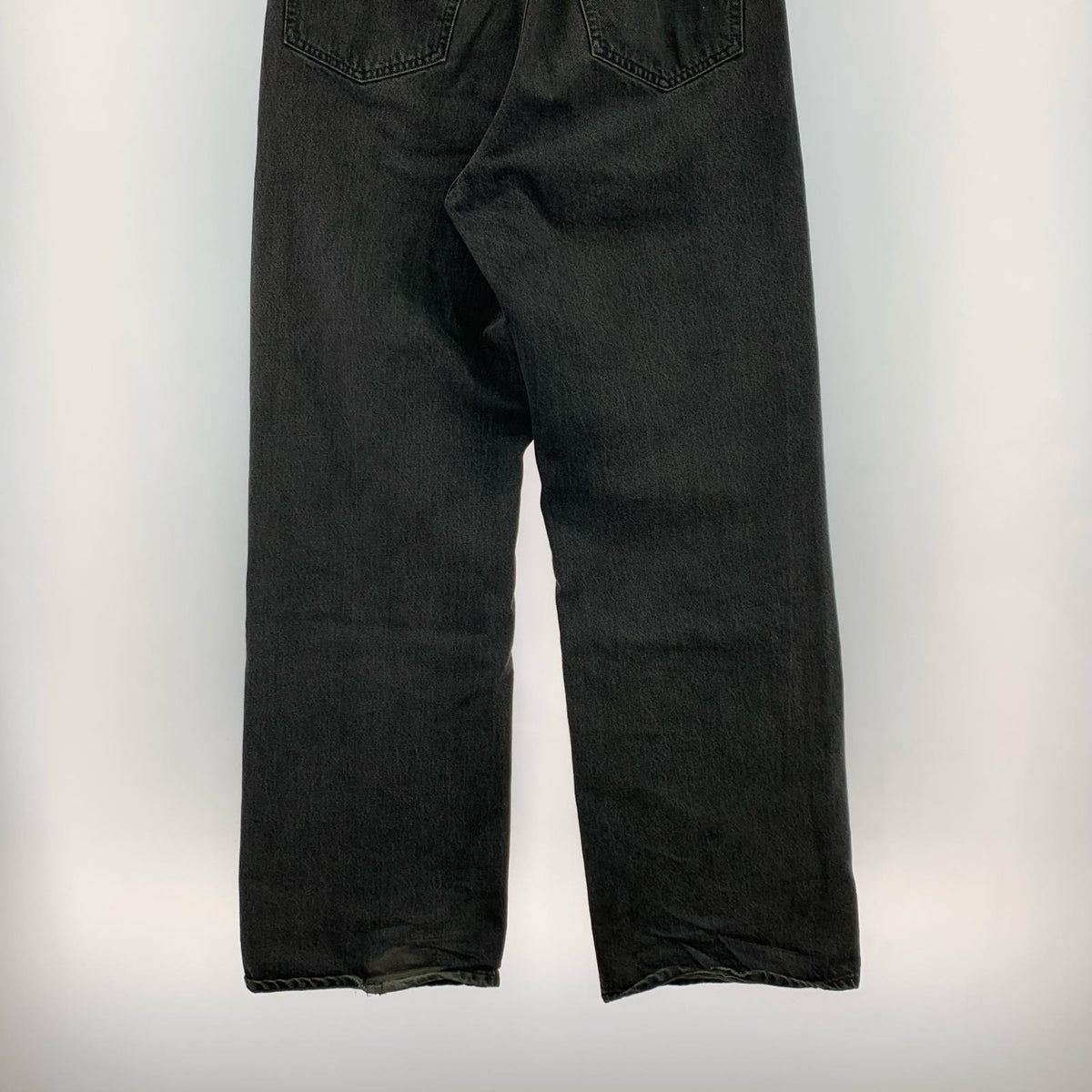 デニムパンツ VUJA DE WES RELAXED FIT NANOMIST JEANS S S ブラック