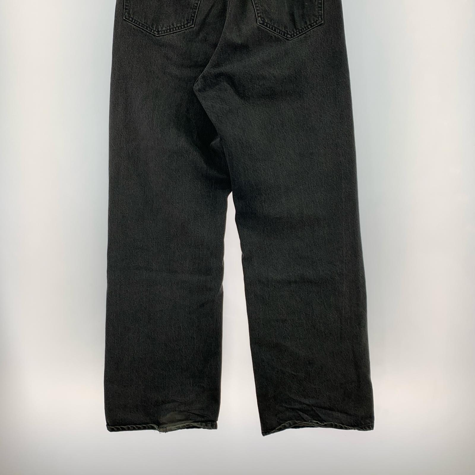 デニムパンツ VUJA DE WES RELAXED FIT NANOMIST JEANS S S ブラック