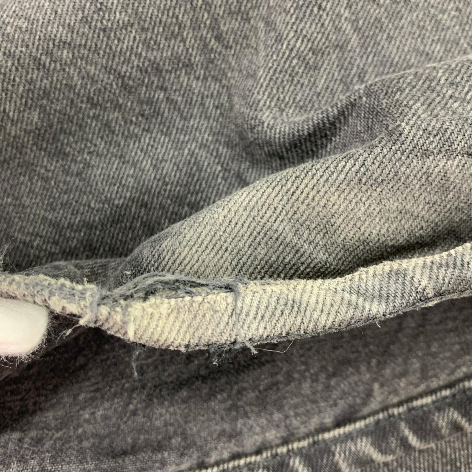 デニムパンツ VUJA DE WES RELAXED FIT NANOMIST JEANS S S ブラック