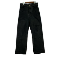 デニムパンツ VUJA DE WES RELAXED FIT NANOMIST JEANS S S ブラック