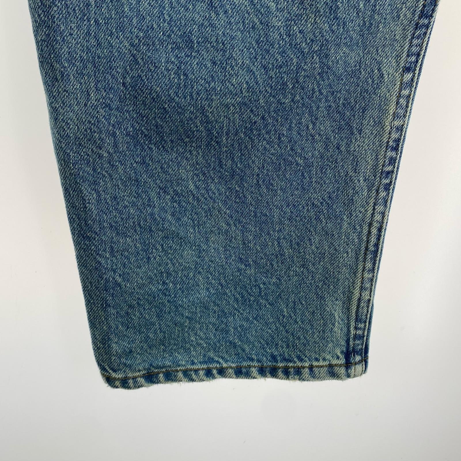 デニムパンツ USED加工 デニムパンツ インディゴ W33 M ブルー