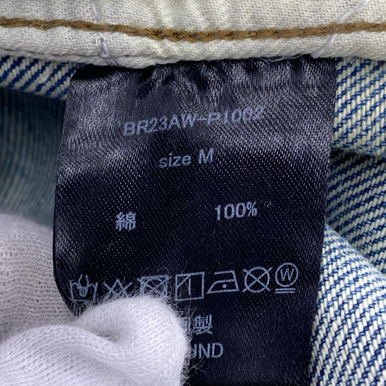 デニムパンツ USED加工 デニムパンツ インディゴ W33 M ブルー