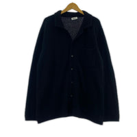 長袖シャツ カシミヤニットシャツ ブラック (M) 13-214-032 M ブラック