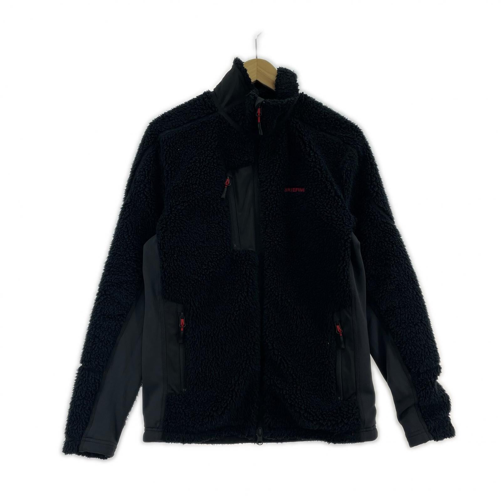 ジャケット フリースジャケット 黒 S ブラック