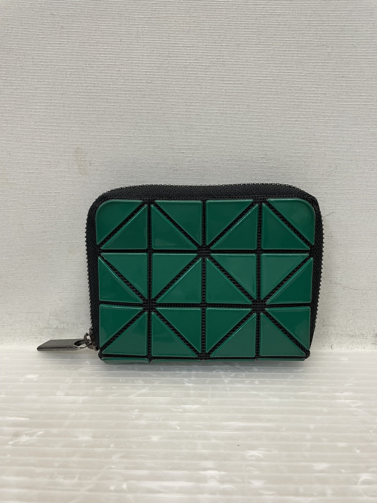 コインケース BAOBAO ISSEY MIYAKE バイカラー コインケース グリーン×ターコイズ