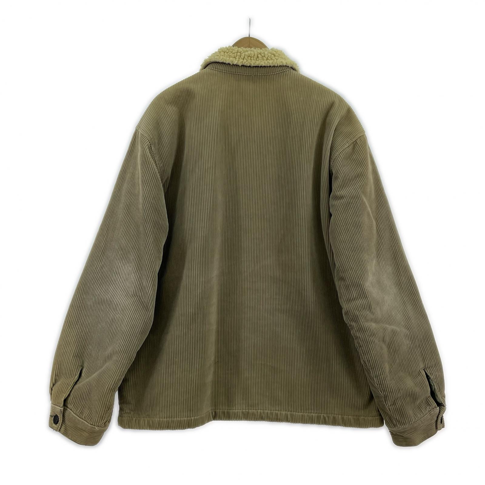 ジャケット STUSSY 紺タグ コーデュロイジャケット ベージュ (L) L ベージュ
