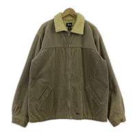 ジャケット STUSSY 紺タグ コーデュロイジャケット ベージュ (L) L ベージュ