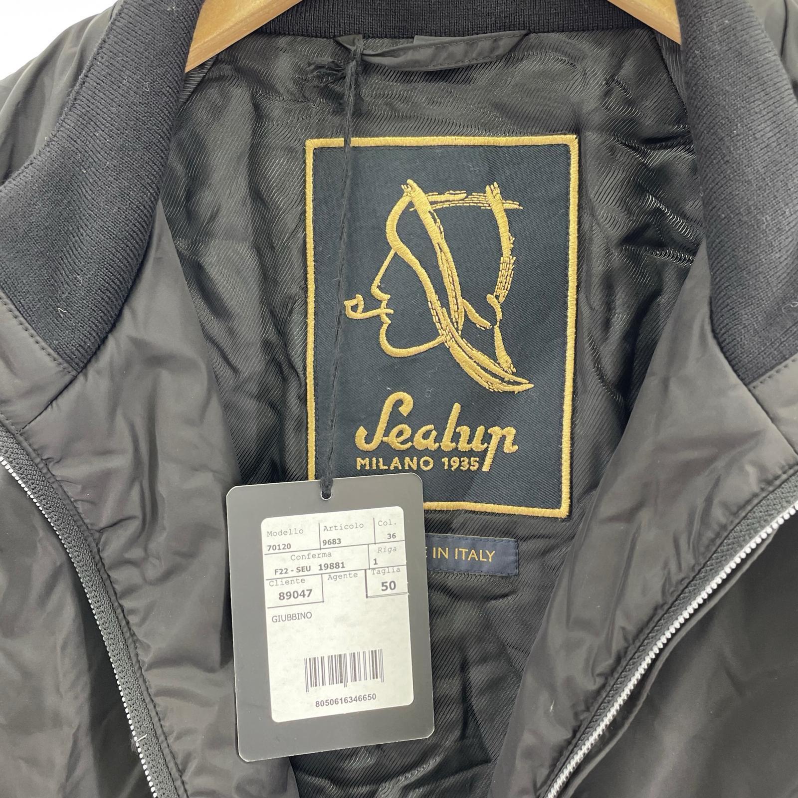 ジャケット Sealup PORTOFINO ナイロンブルゾン 50 黒 ブラック