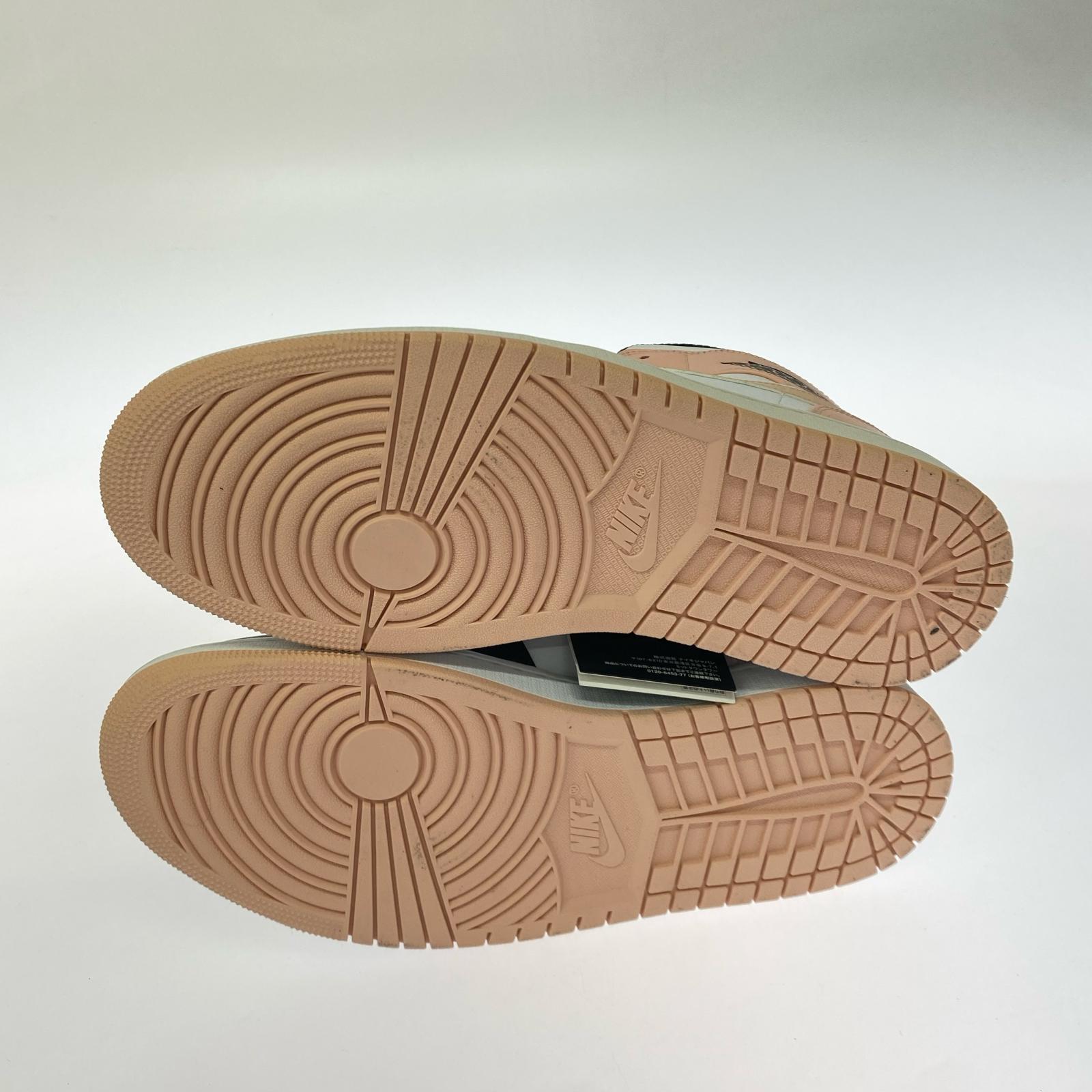スニーカー AIRJORDAN1MID "WHITE/BLACK/CRIMSON TINT" 28.5cm (US10 1/2 UK10 EU47)
