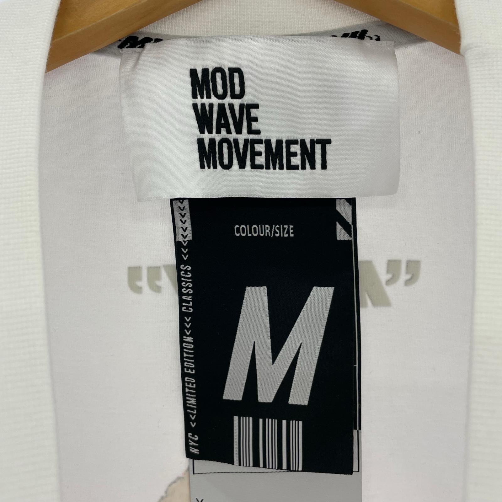 半袖Tシャツ MOD WAVE MOVEMENT M ホワイト