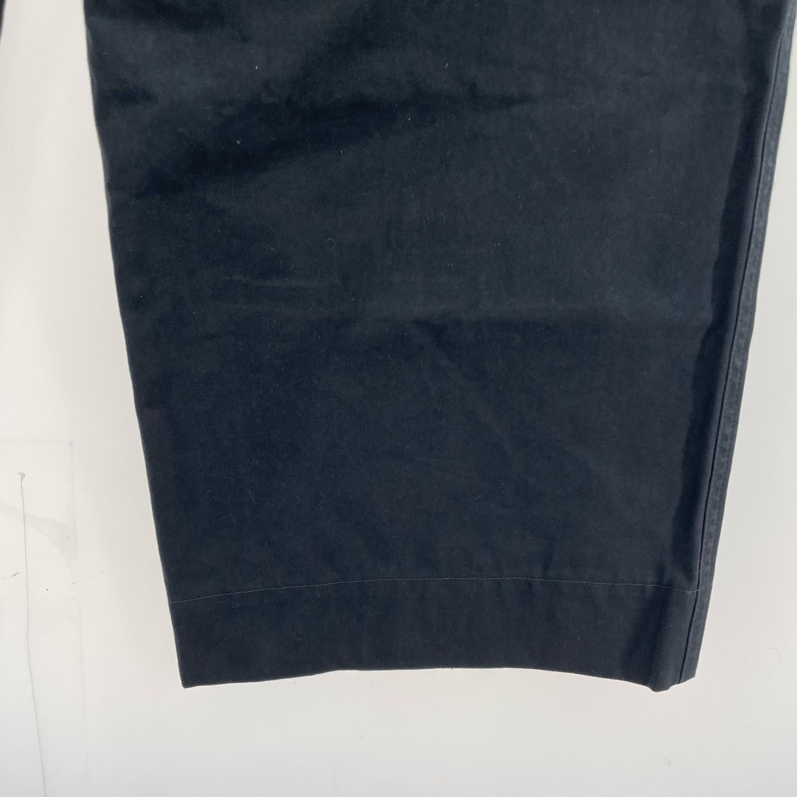 パンツ 24SS ベルテッド コットンパンツ M L ブラック