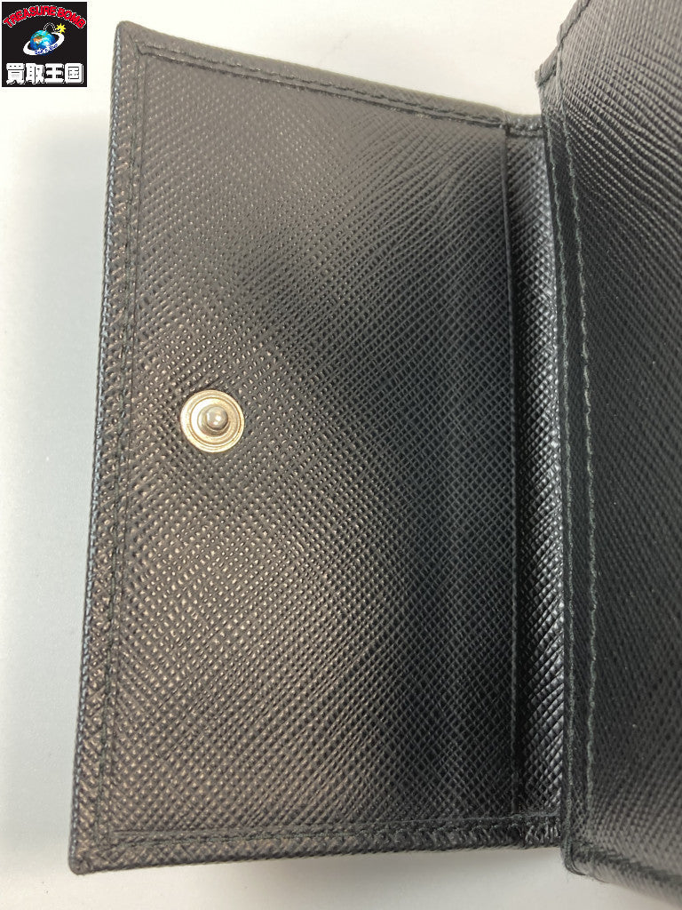 PRADA サフィアーノ カードケース 黒
