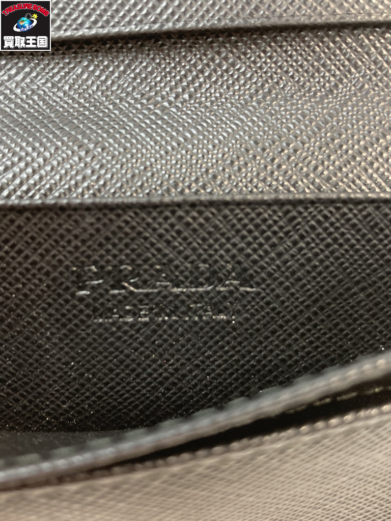 PRADA サフィアーノ カードケース 黒