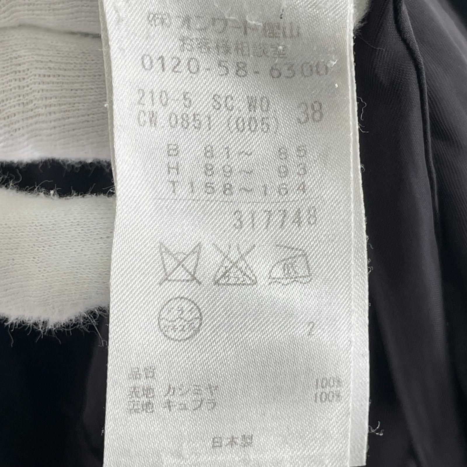 その他アウター カシミヤ100% コート 38 BLK ブラック