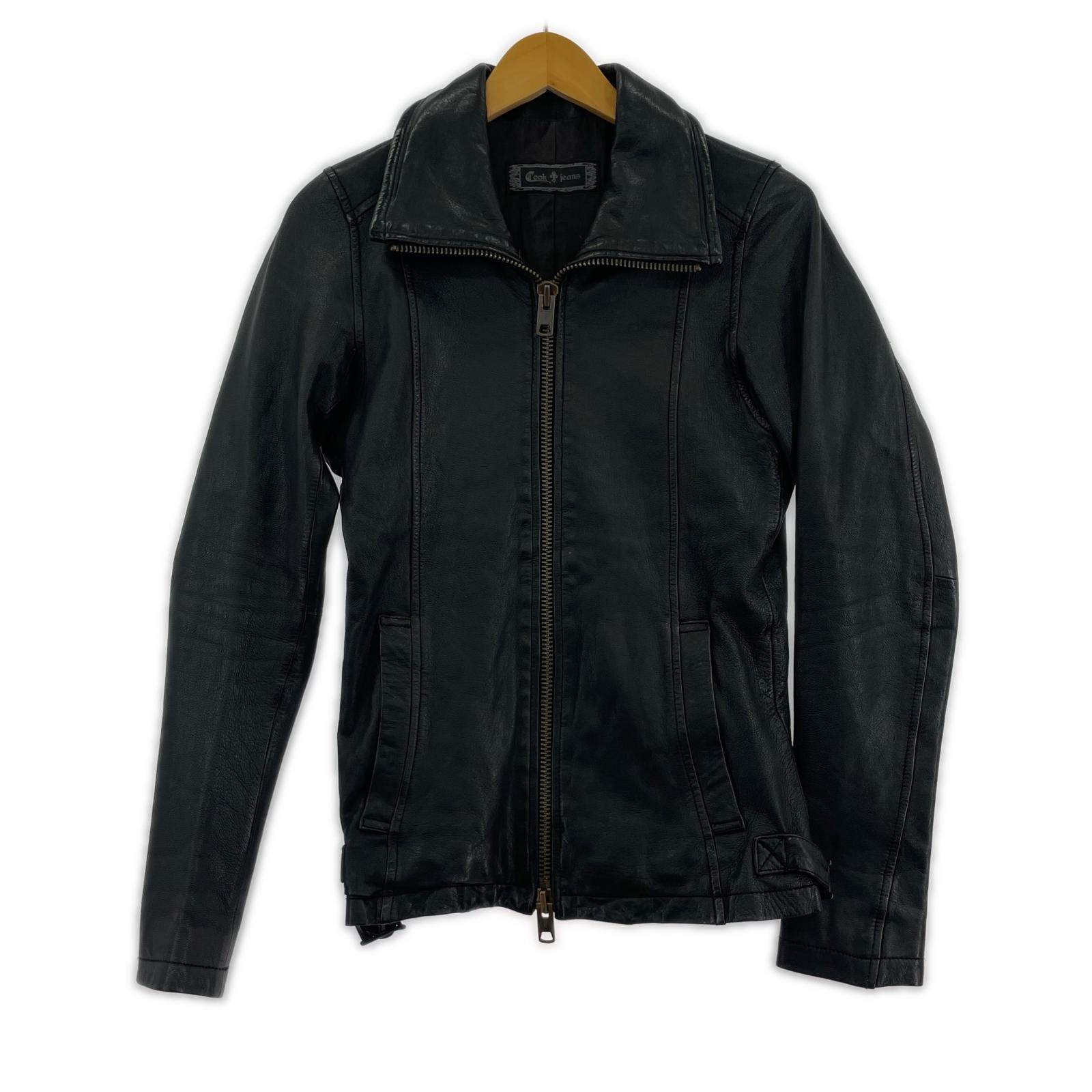 レザージャケット cook jeans BLK ブラック
