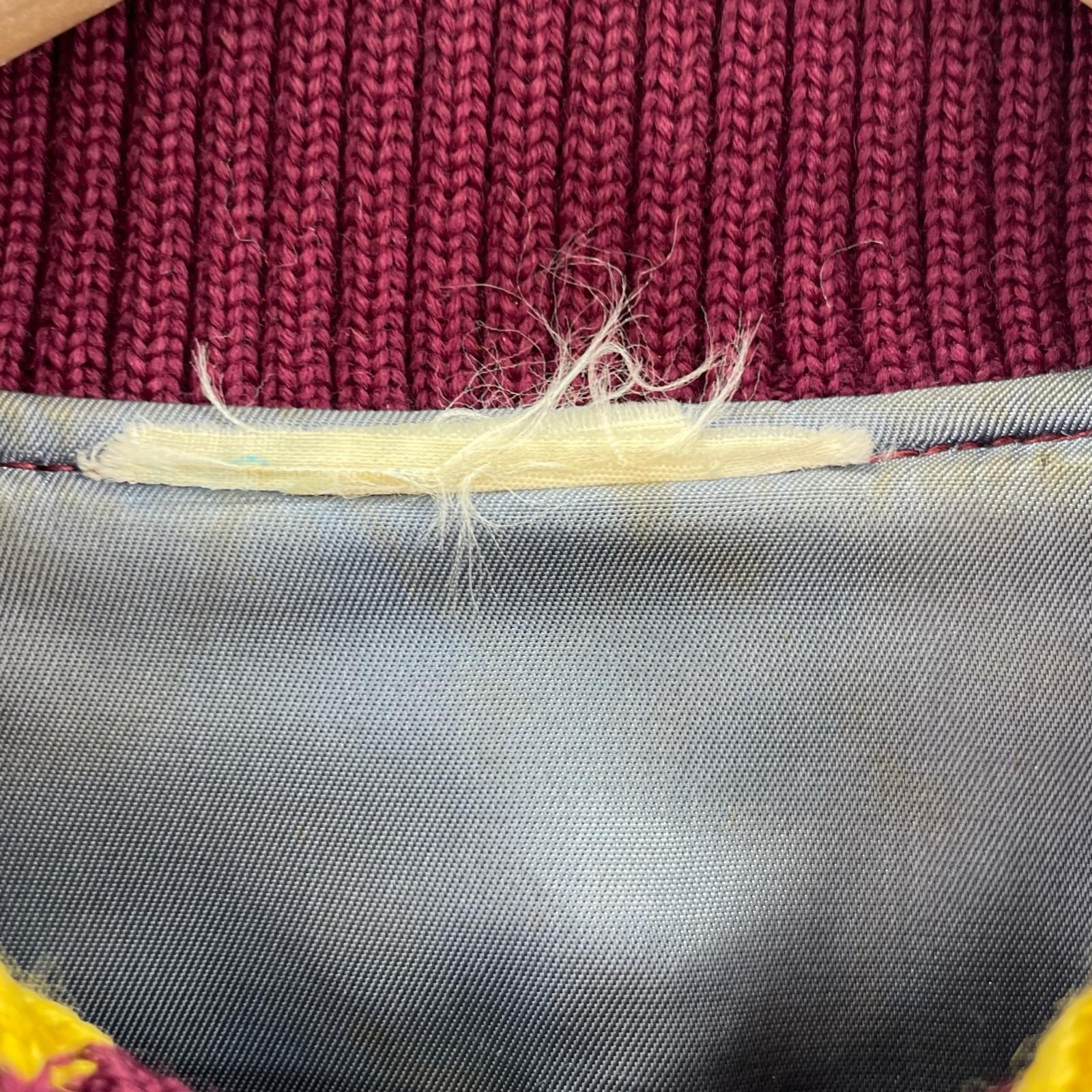 ジャケット albion knitting mills 袖レザー