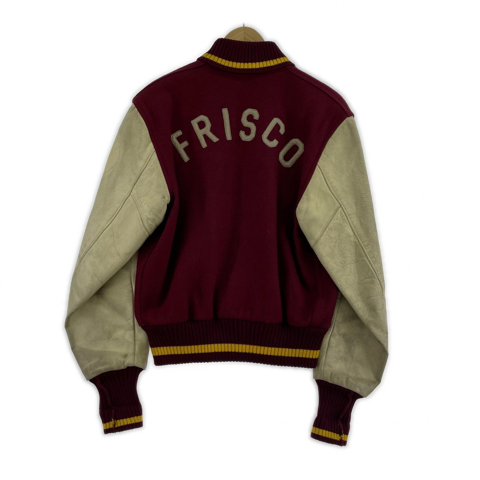 ジャケット albion knitting mills 袖レザー
